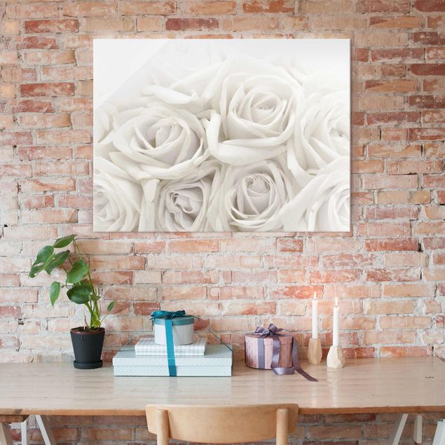 Wanddeko Küche Wedding Roses