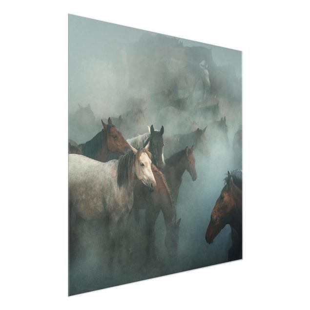 Wandbilder Modern Wilde Pferde