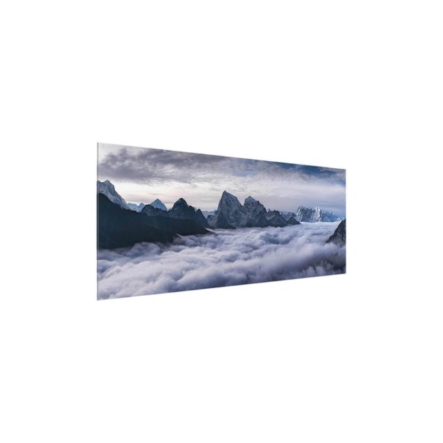 Wandbilder Landschaften Wolkenmeer im Himalaya