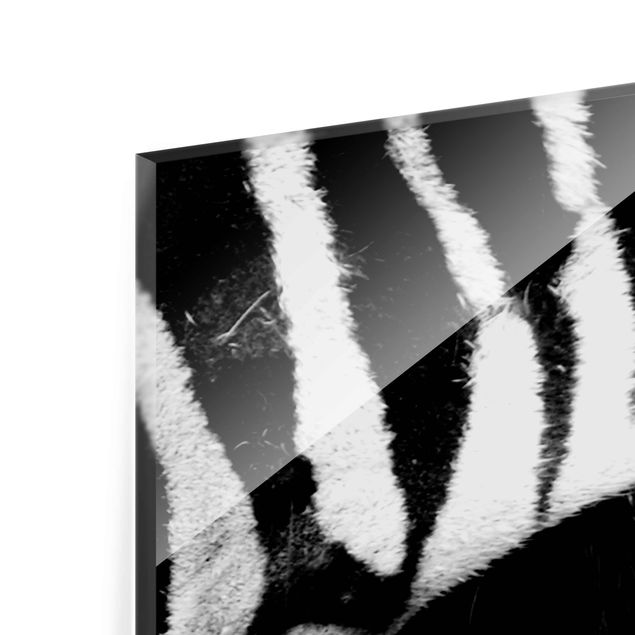 Glasbilder Zebra Crossing