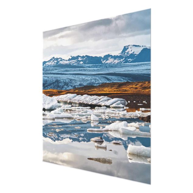 Wandbilder Natur Gletscherlagune