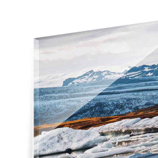 Wandbilder Modern Gletscherlagune