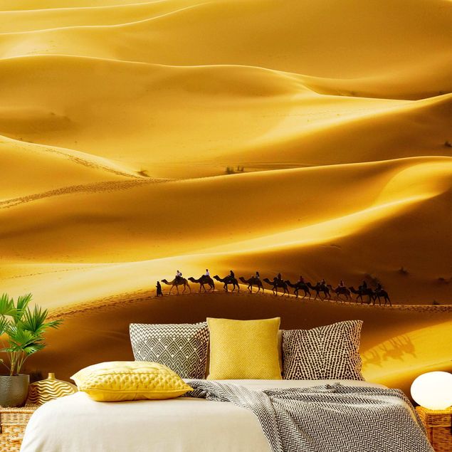 Fototapeten Wüsten Golden Dunes