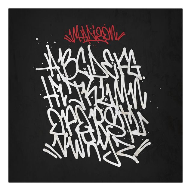 schöne Bilder Graffiti Art Alphabet