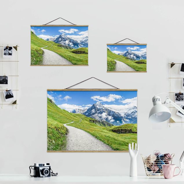 Wandbilder Natur Grindelwald Panorama