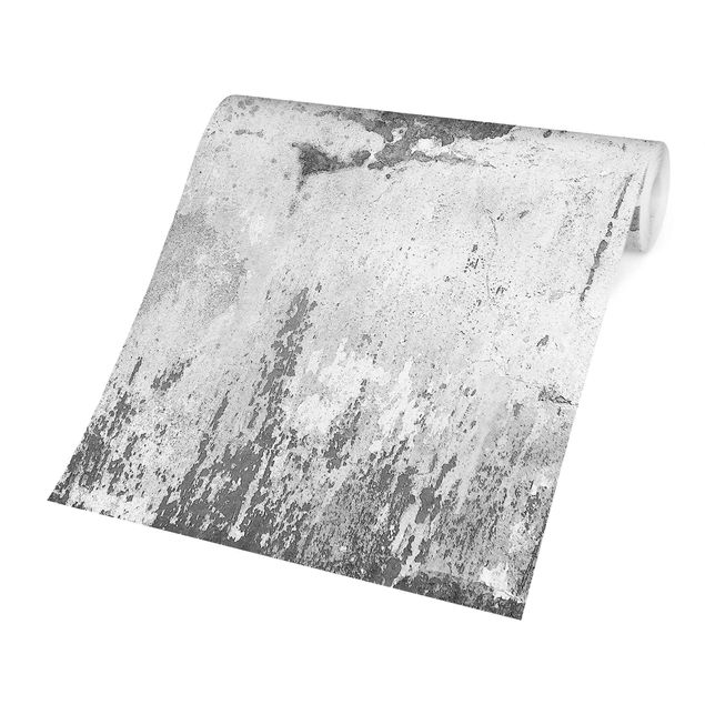 Fototapete grau Grunge Betonwand Grau