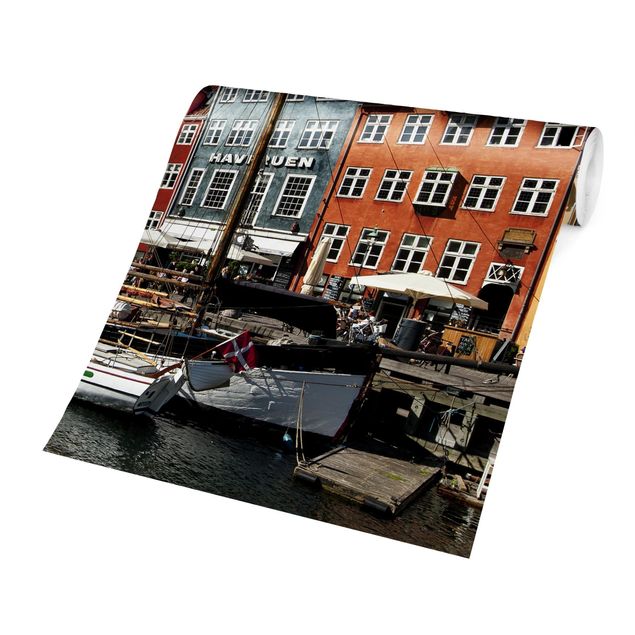 Foto Tapete Hafen in Kopenhagen