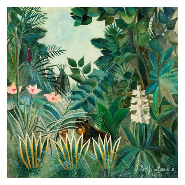 Foto Tapete Henri Rousseau - Dschungel am Äquator
