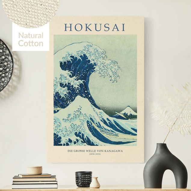 Kunststile Katsushika Hokusai - Die grosse Welle von Kanagawa - Museumsedition