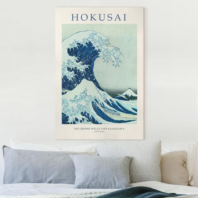 Kunststile Katsushika Hokusai - Die grosse Welle von Kanagawa - Museumsedition