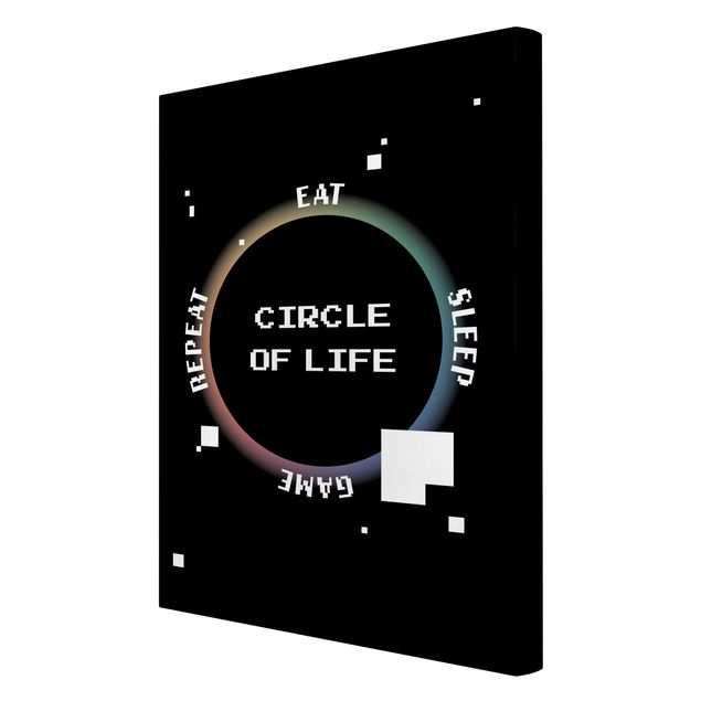 schöne Leinwandbilder Klassik Videospiel Circle of Life