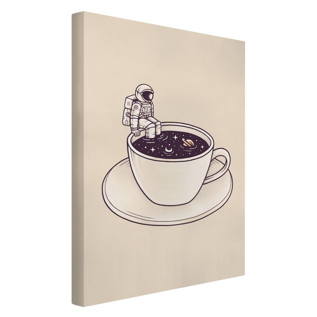 Leinwand Kaffee Kosmischer Kaffee