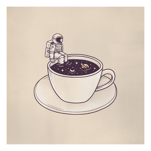 Wandbilder Kosmischer Kaffee
