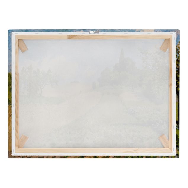Wandbilder Kunstdrucke Alfred Sisley - Sommerlandschaft mit Feldern