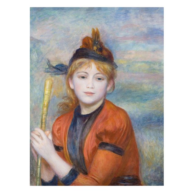 Wandbilder Kunstdrucke Auguste Renoir - Die Spaziergängerin