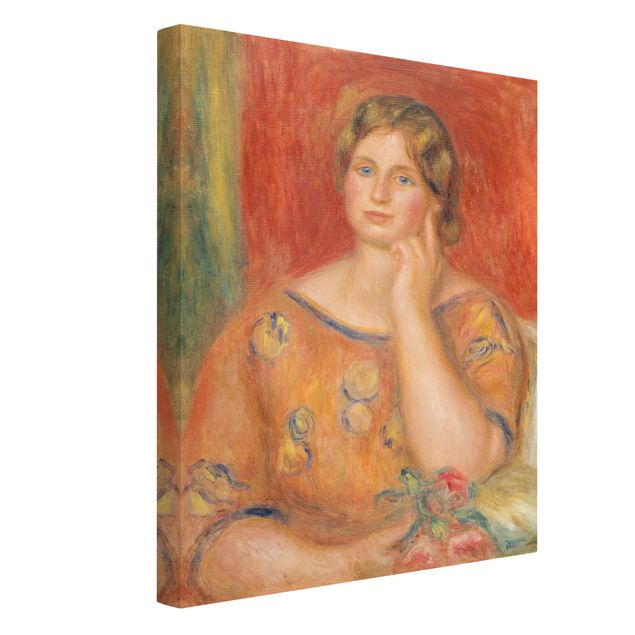 Leinwand Kunst Auguste Renoir - Frau Osthaus
