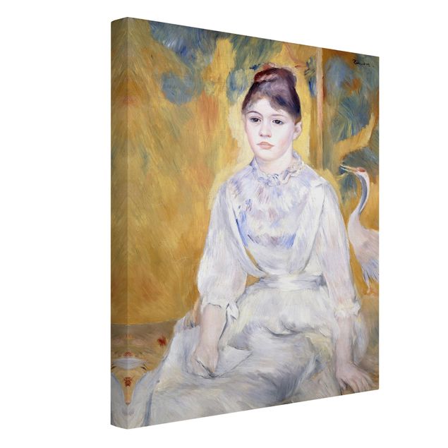 Kunstdruck Leinwand Auguste Renoir - Junges Mädchen mit Brief