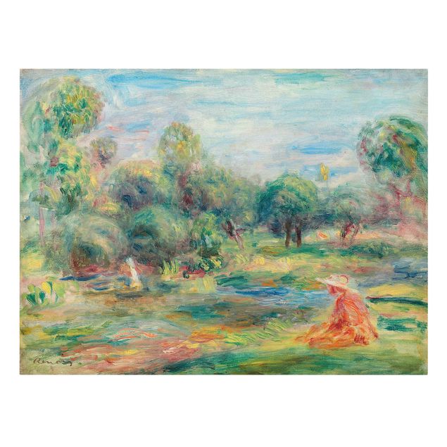 Wandbilder Landschaften Auguste Renoir - Landschaft bei Cagnes