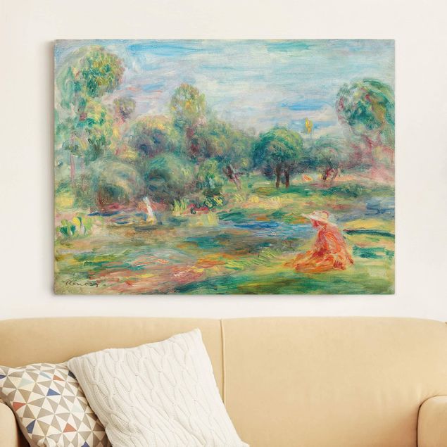 Wanddeko Küche Auguste Renoir - Landschaft bei Cagnes