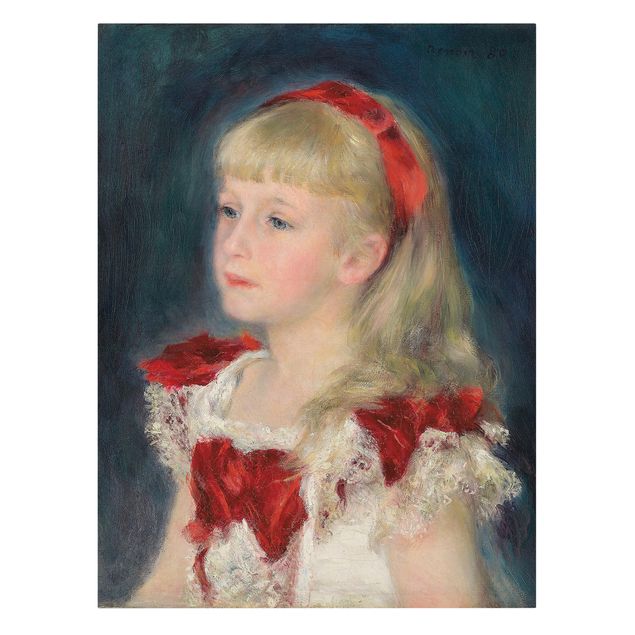 Wandbilder Kunstdrucke Auguste Renoir - Mademoiselle Grimprel