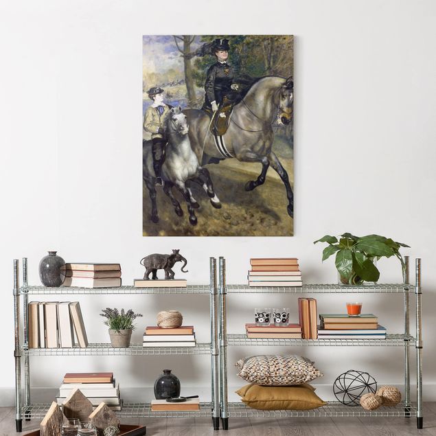 Leinwand Pferd Auguste Renoir - Reiter