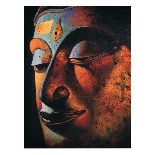 Wandbilder Orange Bombay Buddha