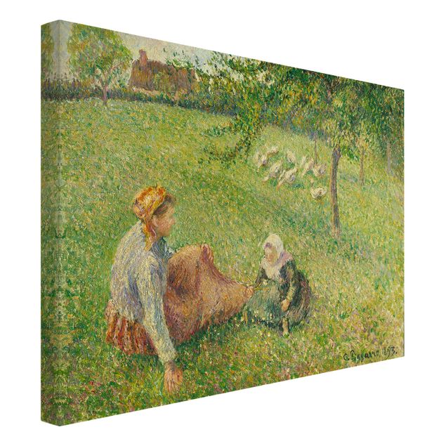 Kunststil Pointillismus Camille Pissarro - Gänsehirtin