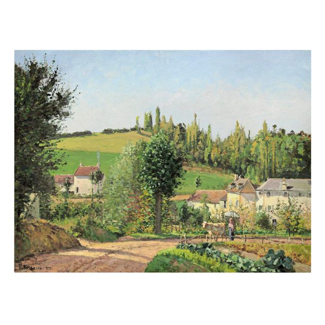 Kunststil Post Impressionismus Camille Pissarro - Kleines Dorf