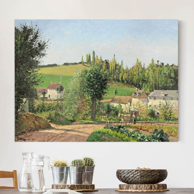 Wanddeko Küche Camille Pissarro - Kleines Dorf