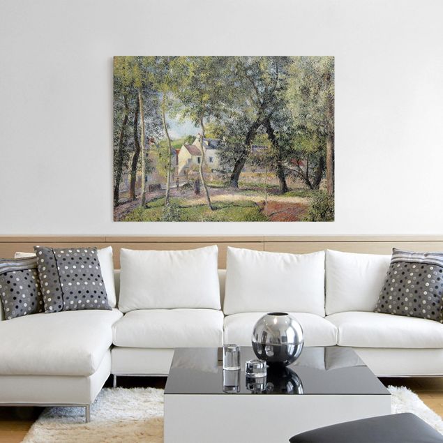 Kunststil Pointillismus Camille Pissarro - Landschaft bei Osny