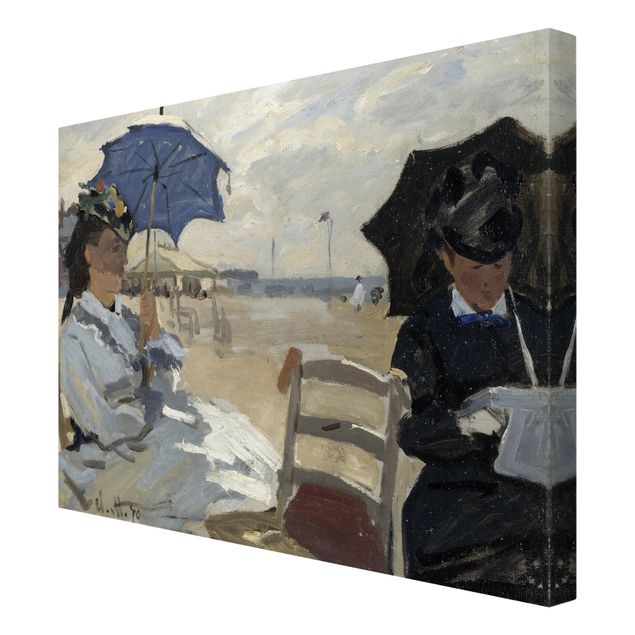 Wandbilder Meer Claude Monet - Strand von Trouville
