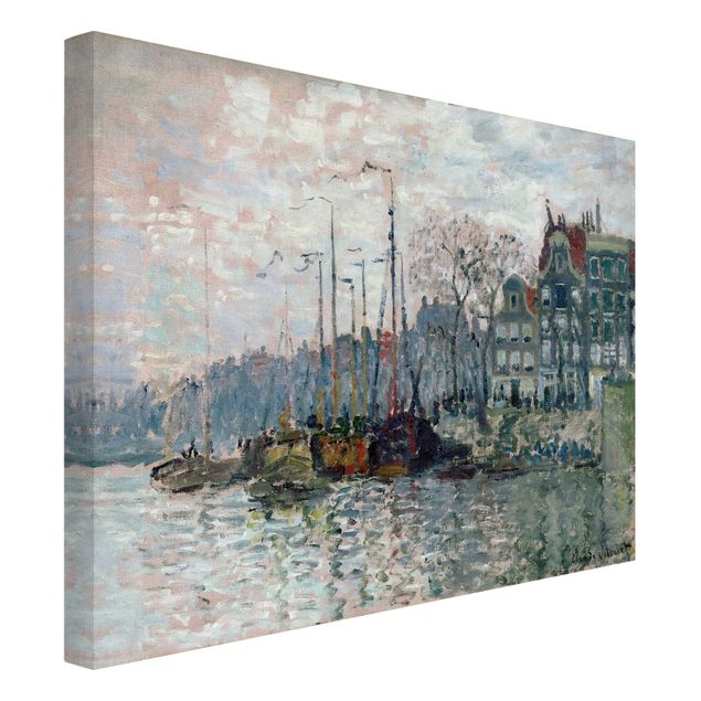 Leinwandbilder Städte Claude Monet - Kromme Waal Amsterdam