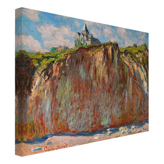 Leinwandbilder Berge Claude Monet - Varengeville Morgenlicht