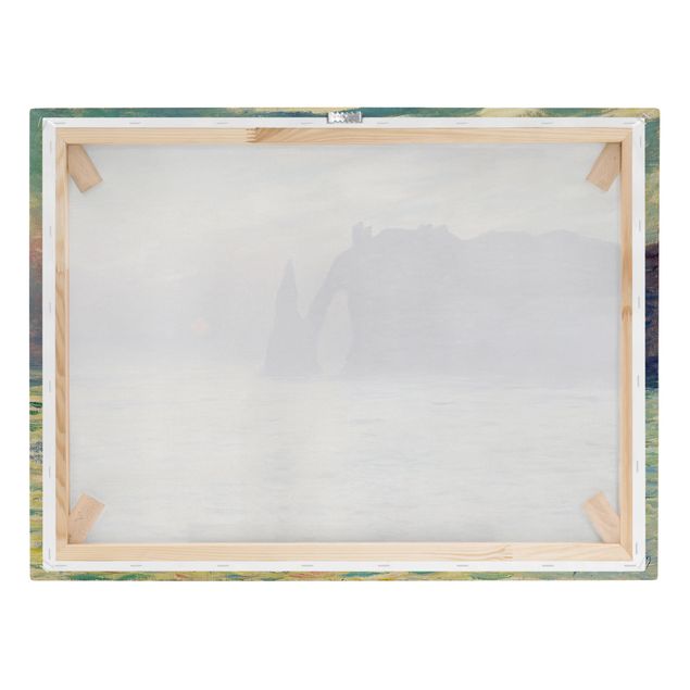 Wandbilder Strände Claude Monet - Felsen Sonnenuntergang