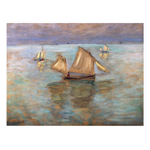Wandbilder Landschaften Claude Monet - Fischerboote