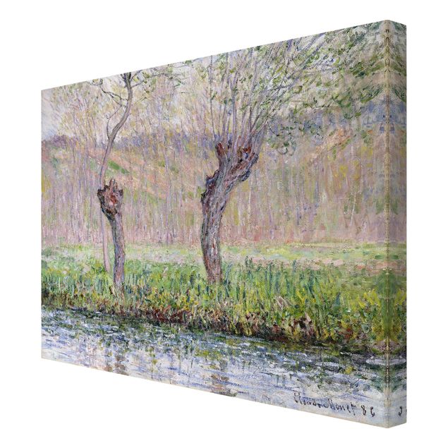 Kunstdrucke auf Leinwand Claude Monet - Weidenbäume Frühling