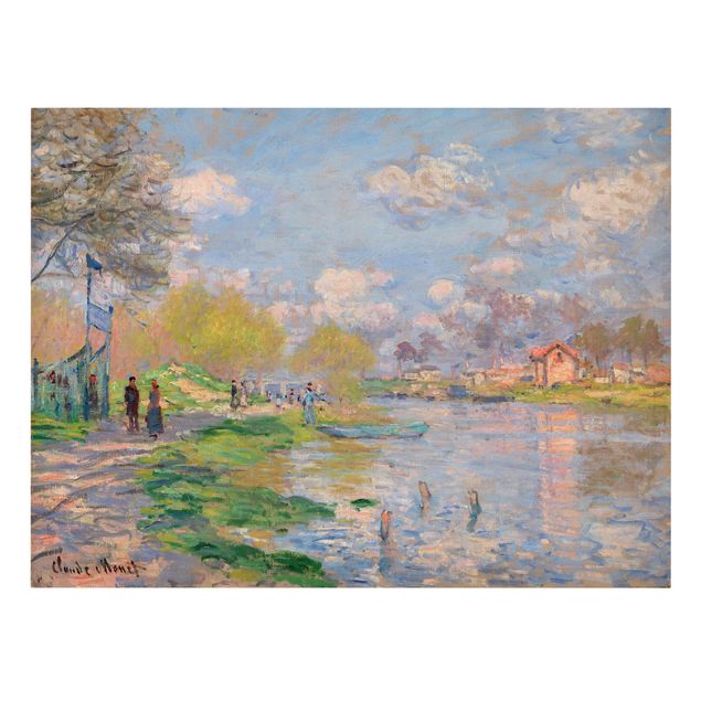 Kunstdruck Leinwand Claude Monet - Seine