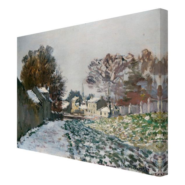 Leinwandbilder Naturmotive Claude Monet - Schnee bei Argenteuil