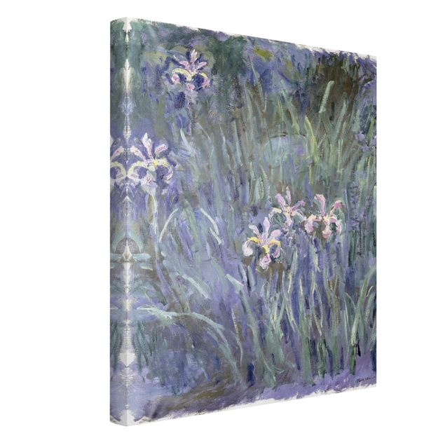 Blumenbilder auf Leinwand Claude Monet - Schwertlilien