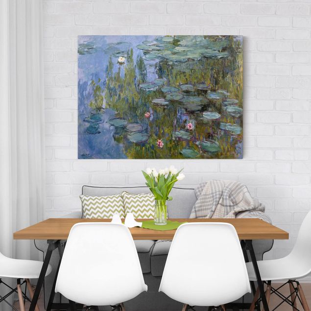 Rosen Bilder auf Leinwand Claude Monet - Seerosen (Nympheas)