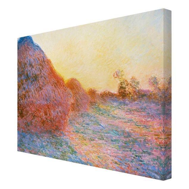 Leinwand Kunst Claude Monet - Strohschober