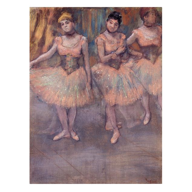 Kunstdrucke auf Leinwand Edgar Degas - Tänzerinnen vor Exercice