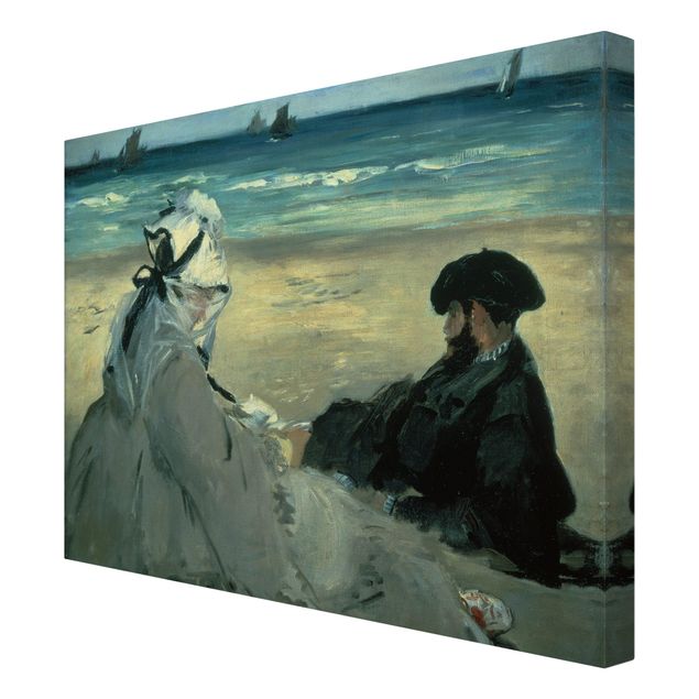 Wandbilder Strände Edouard Manet - Am Strand