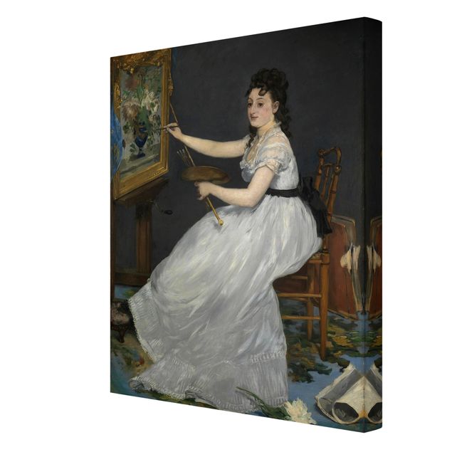 Wandbilder Portrait Edouard Manet - Eva Gonzalès
