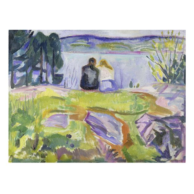 Leinwand Kunst Edvard Munch - Frühling