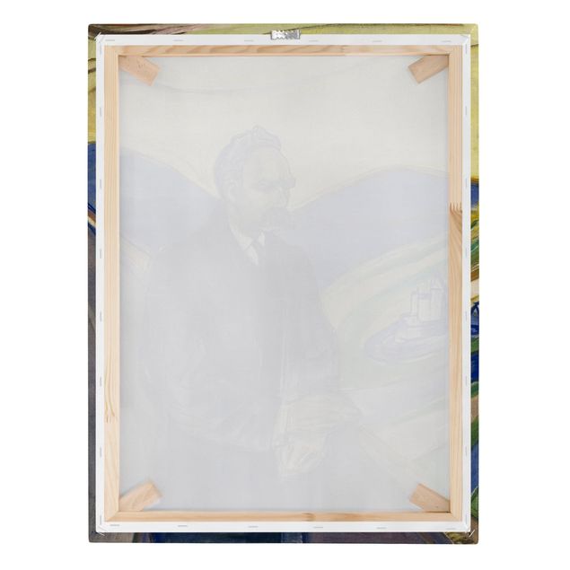 Wandbilder Portrait Edvard Munch - Porträt Nietzsche