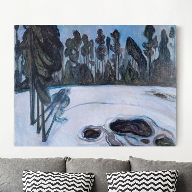 Expressionismus Bilder Edvard Munch - Sternennacht