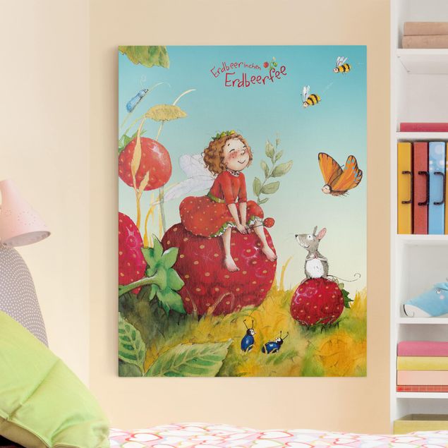 Kinderzimmer Deko Erdbeerinchen Erdbeerfee - Zauberhaft