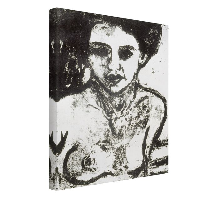 Leinwandbilder schwarz-weiß Ernst Ludwig Kirchner - Artistenkind