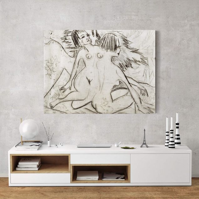 Kunststile Ernst Ludwig Kirchner - Zwei Mädchenakte